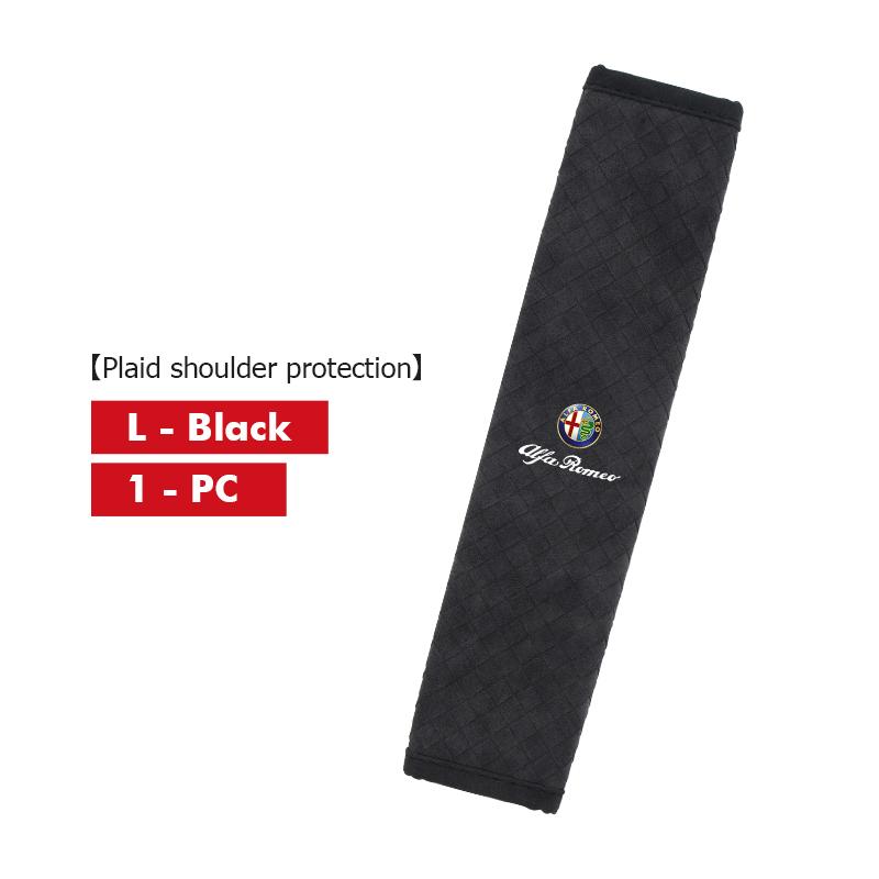 For Alfa Romeo Car Seat Belt Shoulder Protection Pad E Breathable Shoulder Case Giulia 147 Mito 156 159 166 GT Stelvio Brera