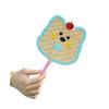 Hand-cranked Pu Fan Bamboo Craft Fan New Handheld Fan  Home Decor