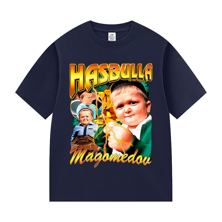 Vintage Classic Hasbulla Magomedov Graphic T Shirt Women Khabib Blogge Fighting Oversized Cotton T-shirts Summer Fashion T-shirt