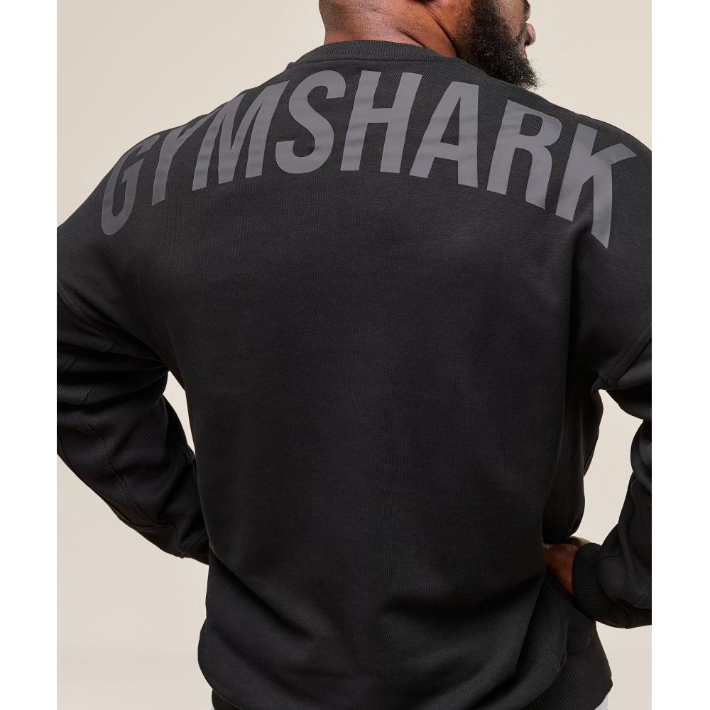 Gymshark Power Crew Черный A2c9g Bb2j