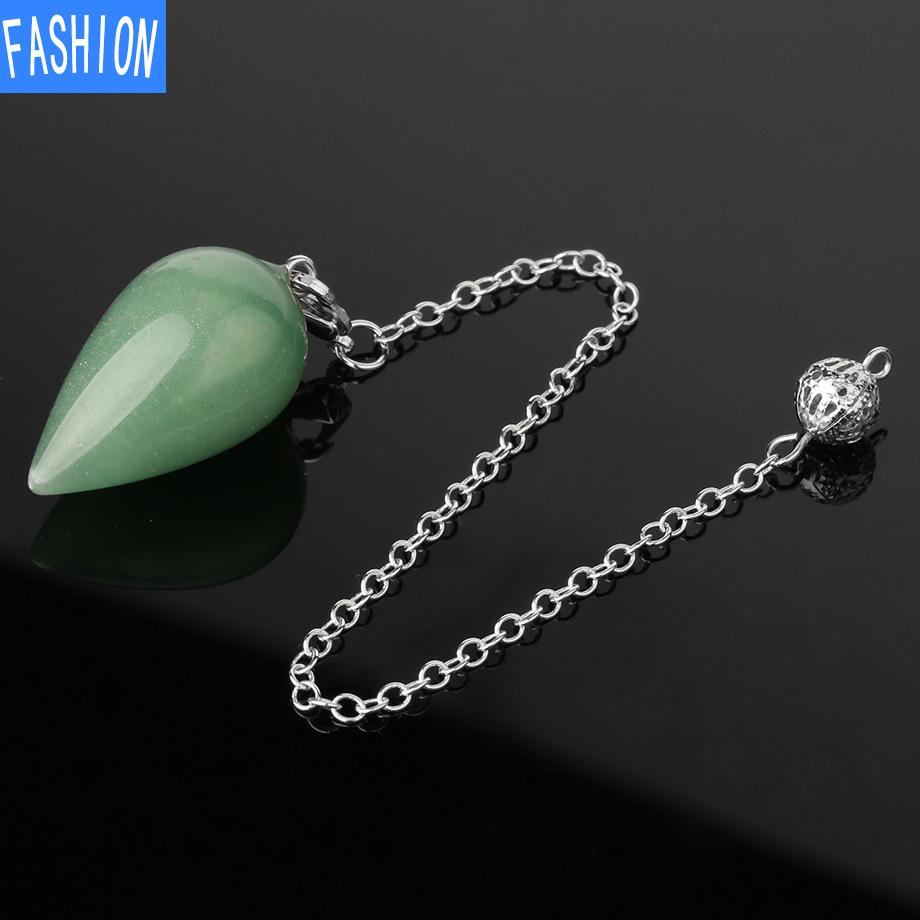 Капля воды, аметист, персонализированная универсальная независимая упаковка, подвеска-маятник из натурального кристалла