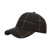 Autumn Winter Plaid Cap Men Baseball Cap Women Sun Hat Ponytail Panama Cap Visor Hats Snapback Hat