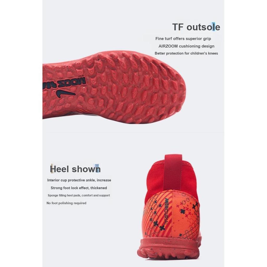Nike Zoom Mercurial Superfly 9 Academy MDS TF Молодежные Светло-малиновый Бледно-слоновая кость Яркий мандарин FJ0349-600
