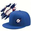 Бейсболка Snapback с графическим принтом в стиле гранж, с плоским козырьком, для взрослых, полиэстер, унисекс, для улицы, повседневная