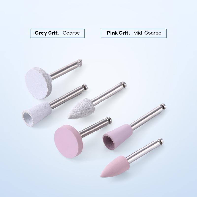 12 шт./коробка Набор полировщиков для стоматологического низкоскоростного наконечника Стоматологическая финишная полировка композитов Стоматология Фарфор/Натуральные зубы