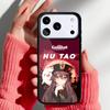 Мультяшный чехол для телефона Hu Tao Genshin Impact для iPhone 17 16 15 14 13 Pro Max Задняя крышка для 12 11 Pro Coque