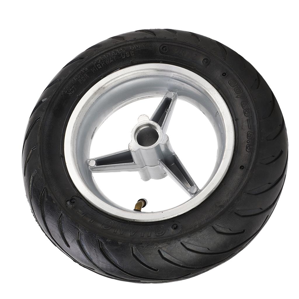 Электрический самокат резиновое переднее колесо со ступицей противоскользящее колесо для электрического самоката шины 90 65 6.5 шины