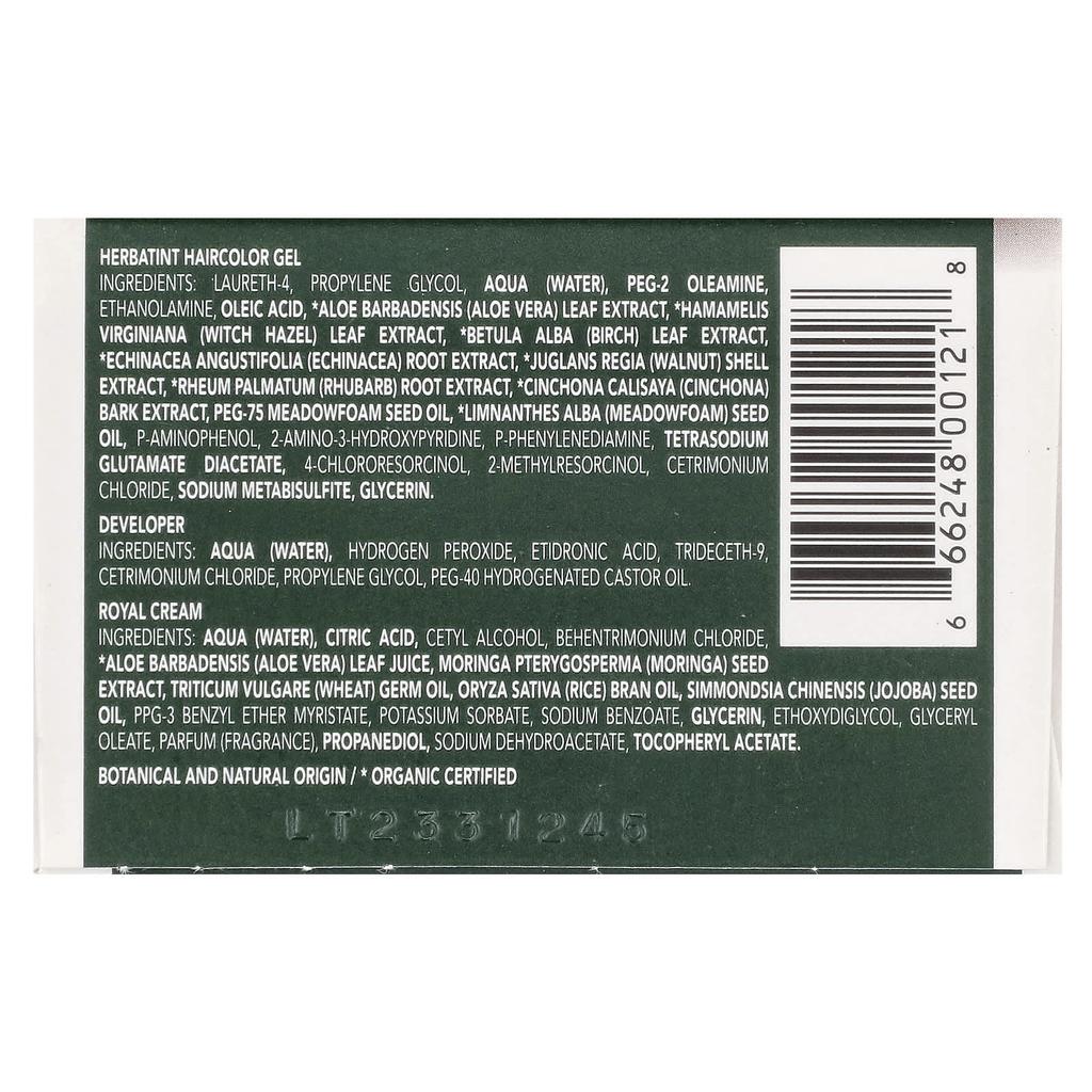 Herbatint Стойкий гель-краситель, 8R, светло-медный блондин, 4,56 жидких унций (135 мл)
