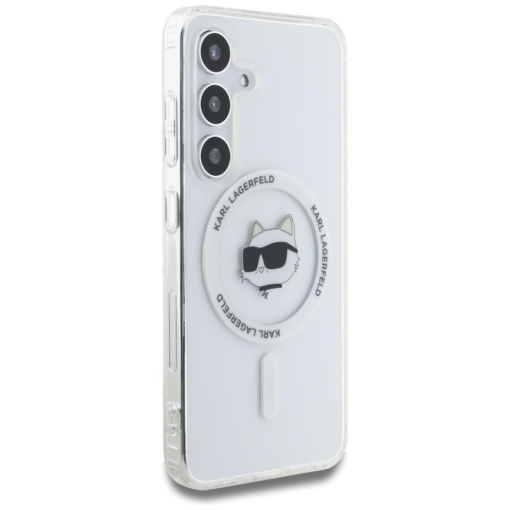 Etui do Samsung Galaxy S25 Plus Karl Lagerfeld MagSafe Białe