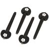 4Pcs Ebony Wood Cello Tuning Pegs Replacement Exquisite Tuners Machine Head for Musical Instruments Easy to Install