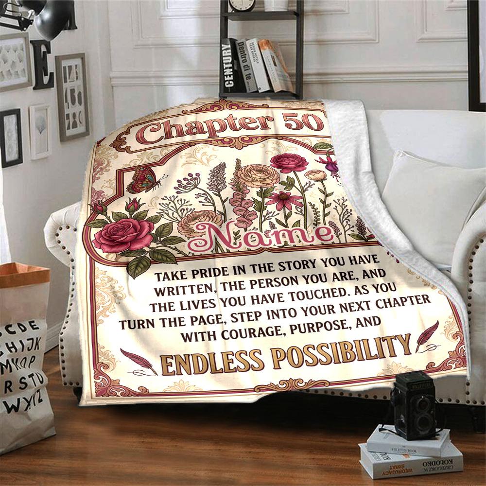 Embrace Next Chapter Customize Your Name Blankets Are Warm Soft Blankets Perfect For Naps Sofas And Relaxation They Also Make Great Christmas