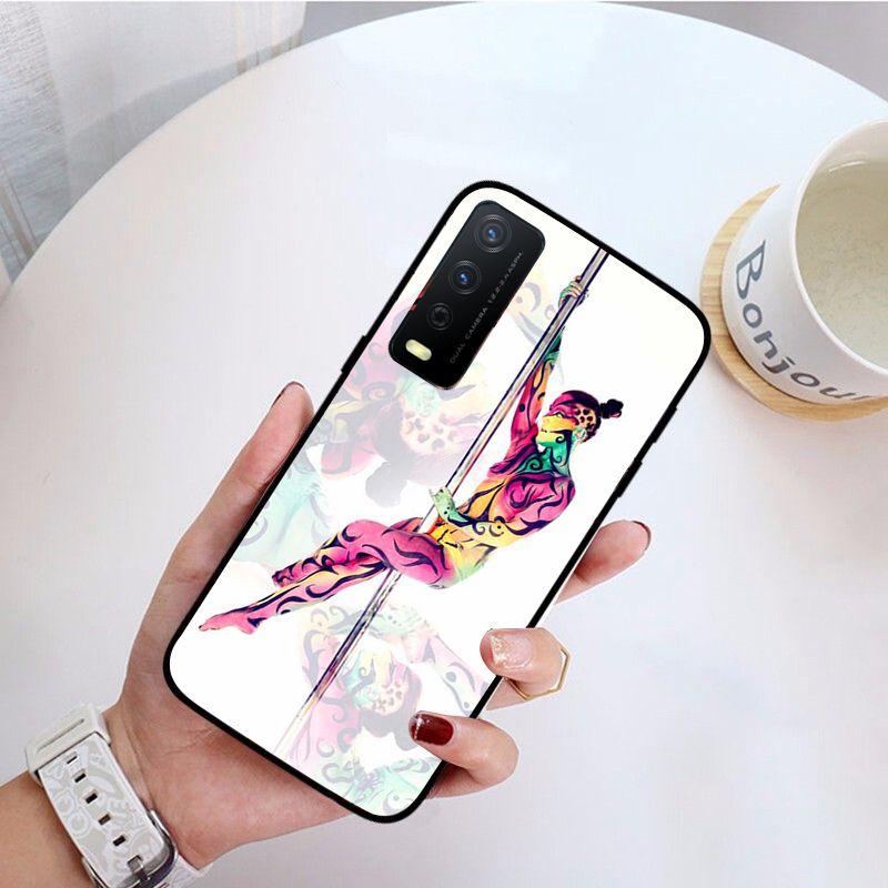 Pole Dance Dancing Girl Phone Cover For Vivo Y31 Y30 Y33S Y11S Y12S Y17 Y20 Y20S Y21 Y21S Y1S Y53S Y15 Y19 Y91C V23 Case Coque