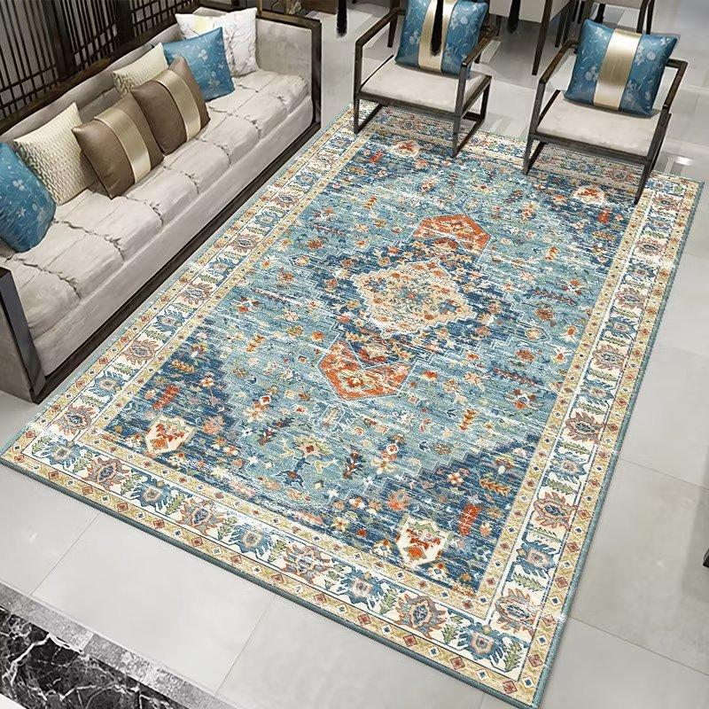 Бохо Винтаж Этнический Ковер – Ковер Ручной Работы для Гостиной, Дивана, Спальни, Нескользящий Напольный Коврик