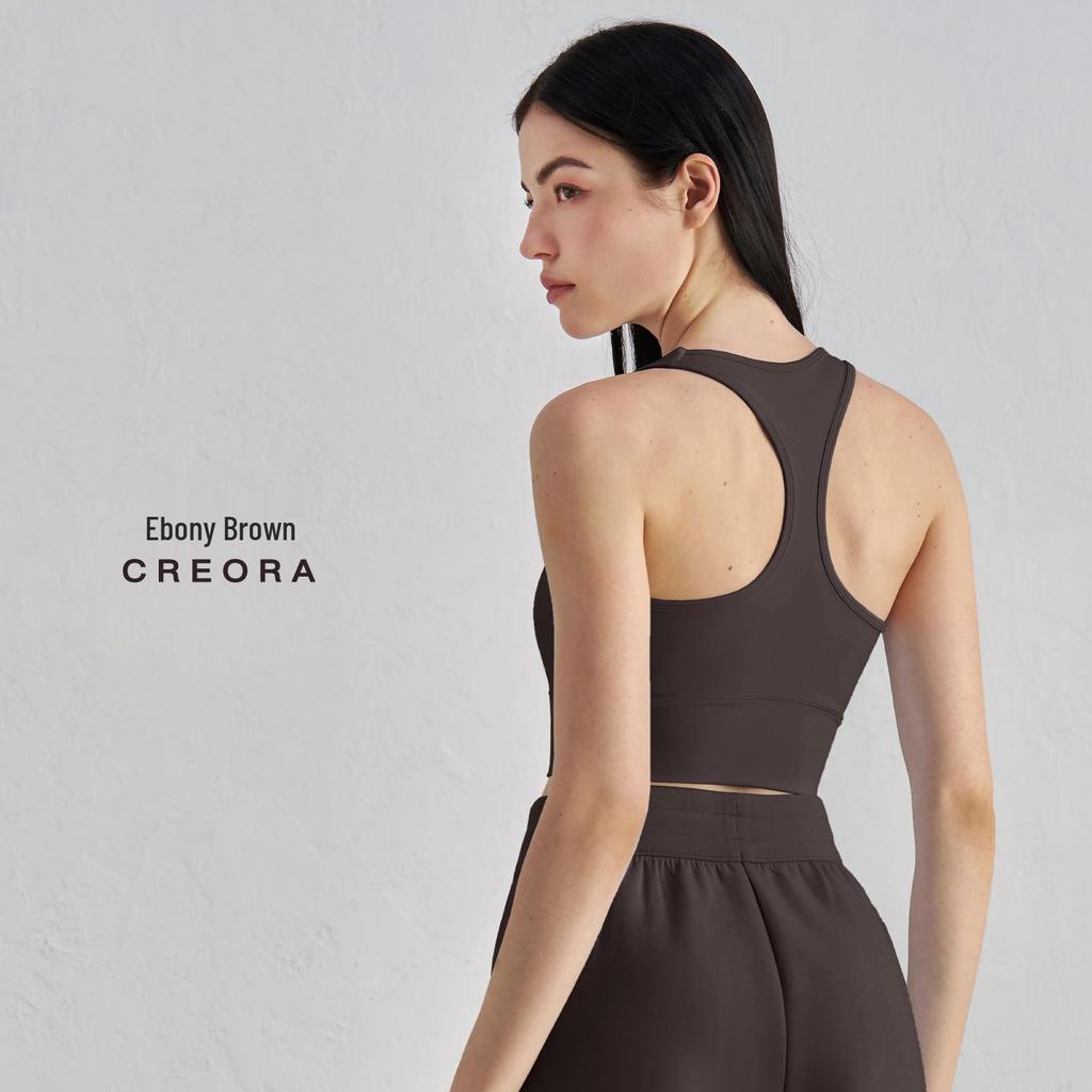 Женский летний утягивающий топ-бра для йоги с гоночной спинкой и нагрудными вкладышами - Красивый дизайн спины