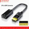 DP To HDMI HD Converter for Desktop, Laptop, Graphics Card, TV, and Projector