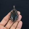 Blue Azurite Jewelry, 999 Copper Wire Wrapped Pendant Handmade Gemstone Jewelry, Gifts For Wife Brand New Pendant