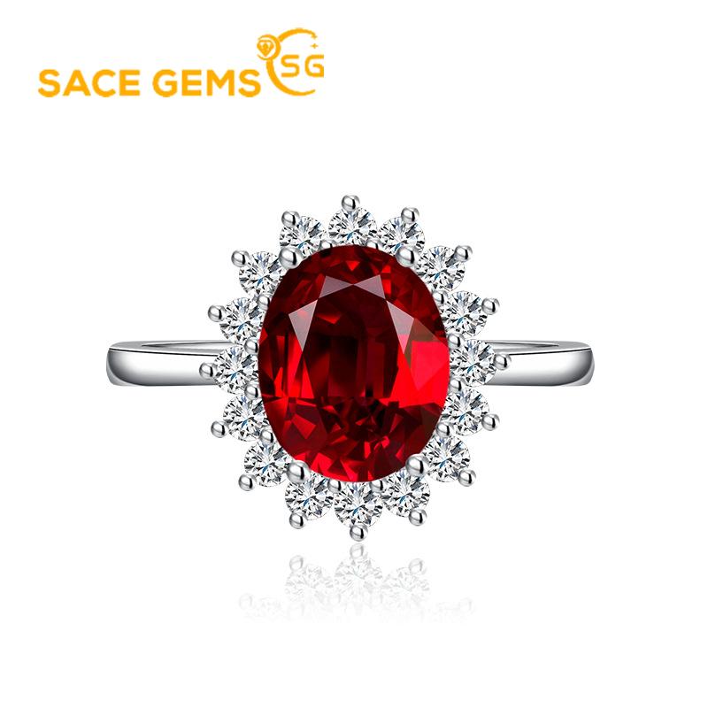 Sace Gems Классическое кольцо из медного сплава с цирконом, женские ювелирные изделия, свадебный подарок для вечеринки