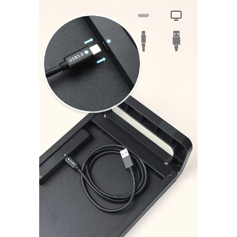 Monitor Stand Riser without or with USB3.0 Hub Computer Monitor Stands Desk Shelf PC Accessories Support Monitor Black