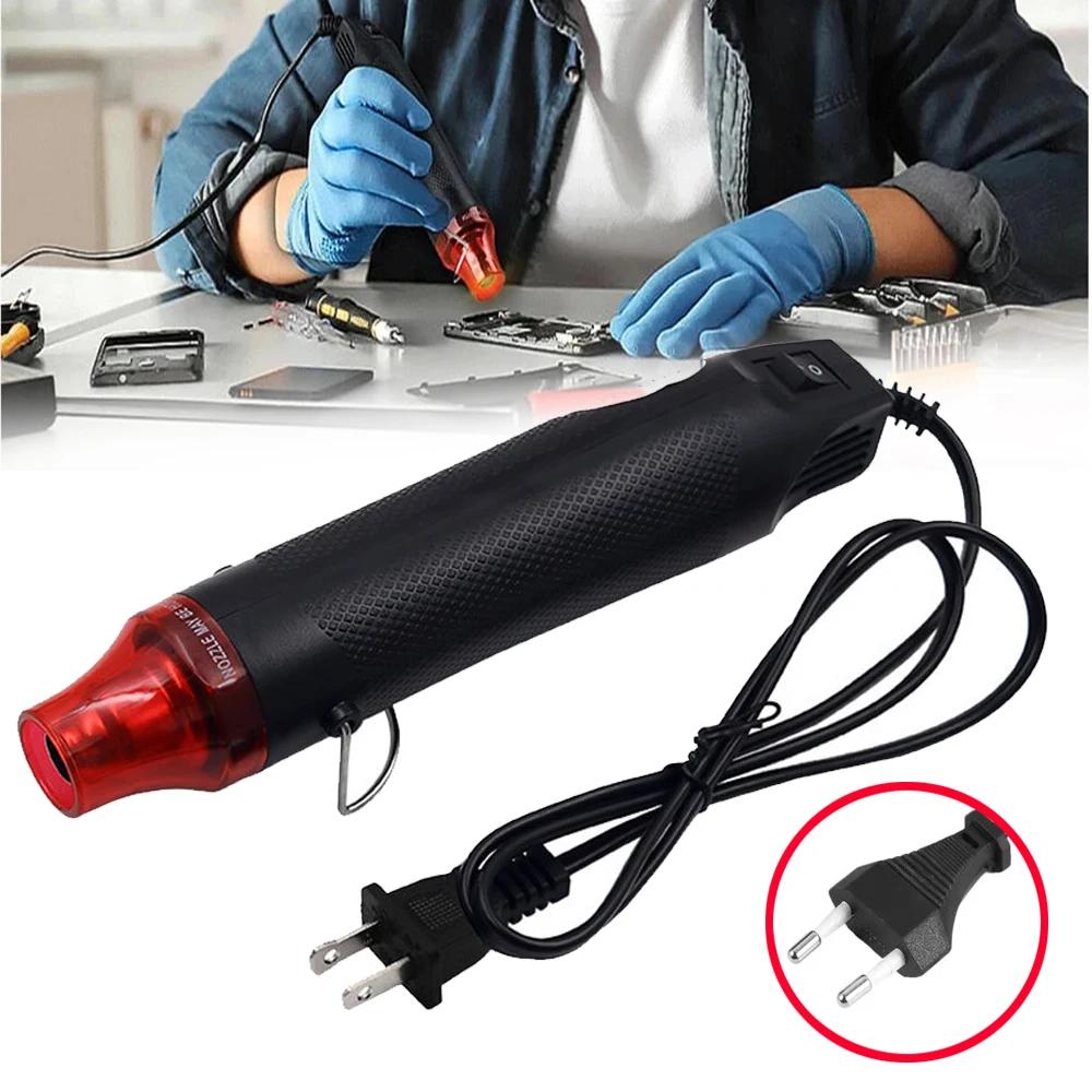 220В Популярный Фен-паяльник Фен-пистолет для пайки DIY Поделки Электрический Популярный Фен Маленький Термофен для термоусадочной трубки Автомобильной пленки