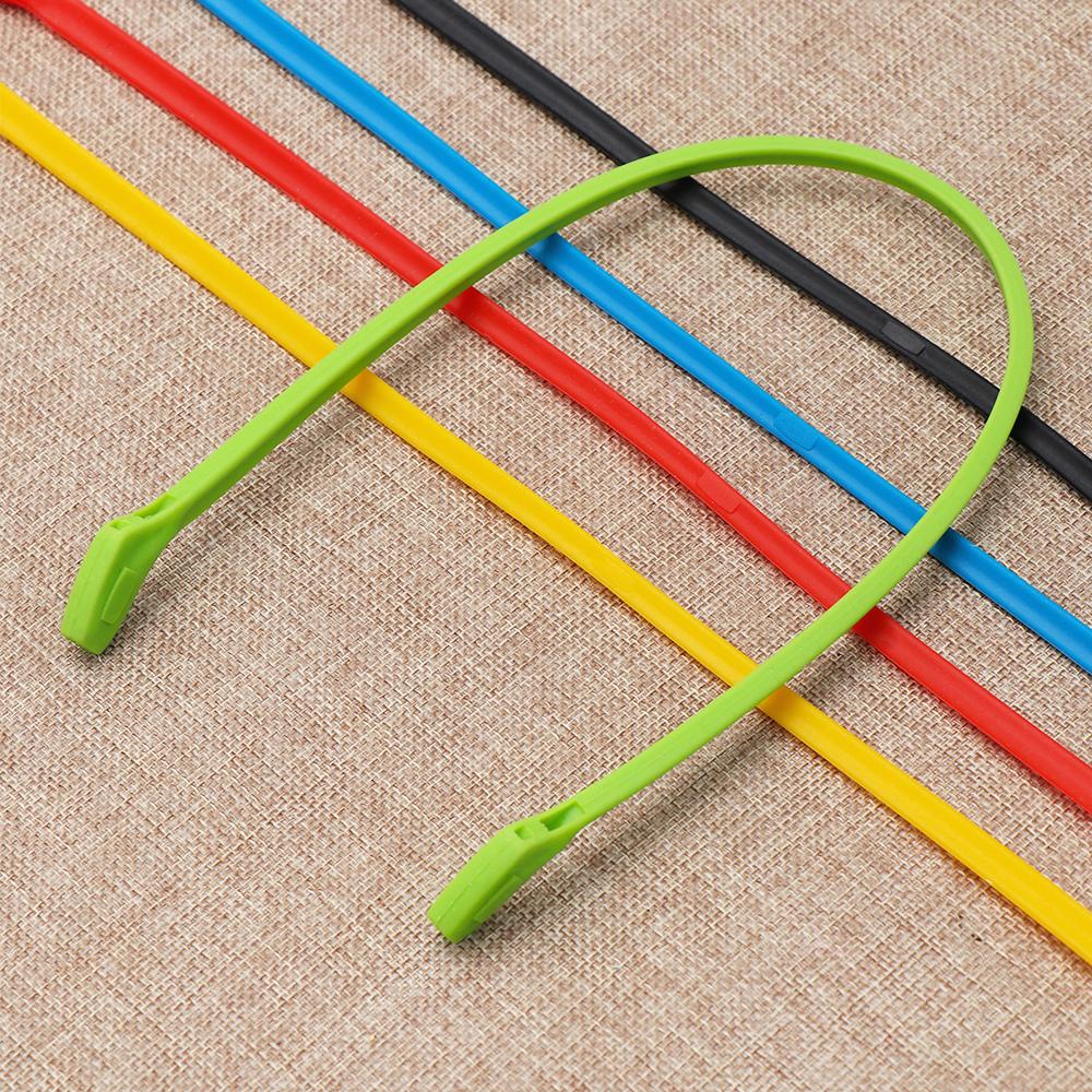 Fashion Candy Color Silicone Glasses Necklace Eye Wear Accessories Glasses Chain Eyeglass Lanyard