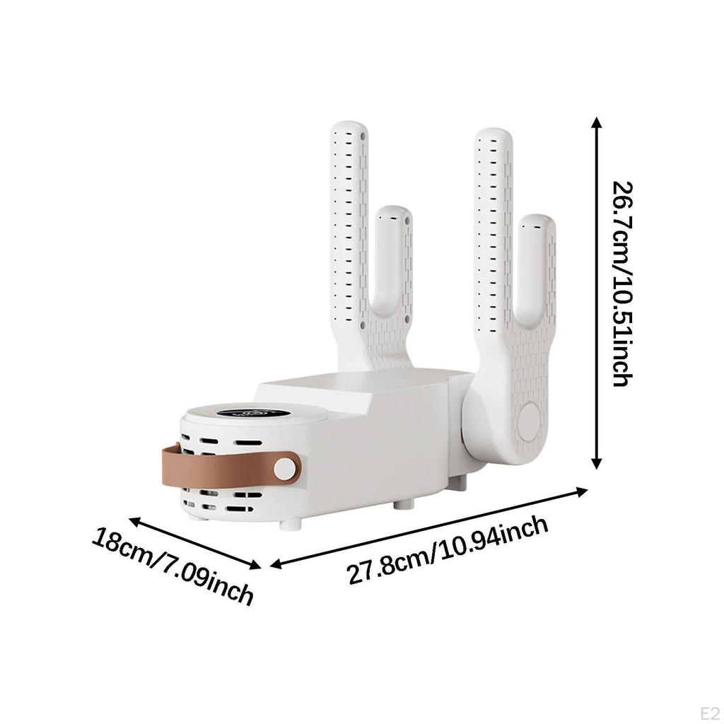 Boot Dryer Electric Shoes Intelligent Timer Warmer Foldable for Winter Hotel Travel Dormitory