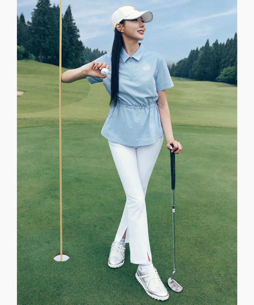 LECOQ GOLF Женские брюки Bootcut с разрезом по линии кроя _Whte Gr122Lpt32