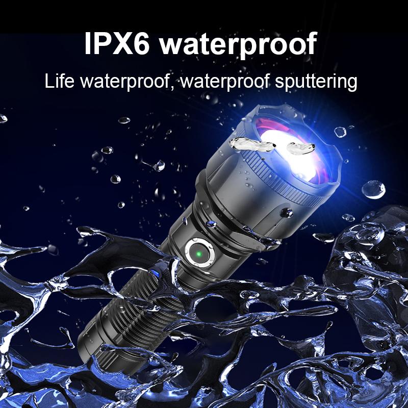 10000LM сверхмощный перезаряжаемый фонарик фонарь высокой мощности светодиодные фонари фонарь 2000M дальний светодиодный фонарь