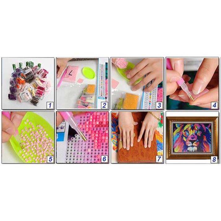 40*50 см Алмазная картина животное 5D Алмазная вышивка цветок и дерево DIY полная алмазная мозаика