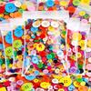 202Pcs Mixed Size Resin Buttons, 0.7-2.5cm Multicolor Round – Bulk Set for DIY Sewing, Knitting, Scrapbooking & Clothing ZSY