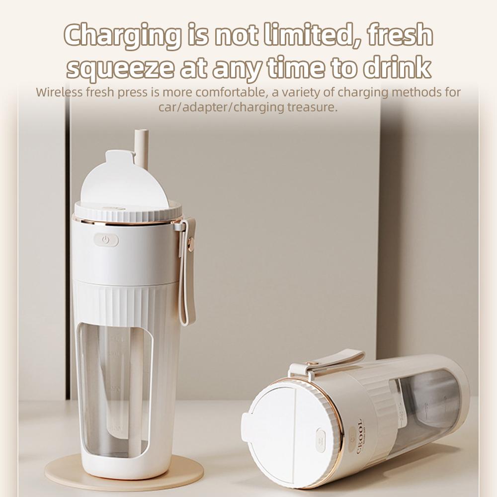 Портативный блендер для коктейлей и смузи с 10 лезвиями и аккумуляторным персональным блендером с USB-аккумулятором