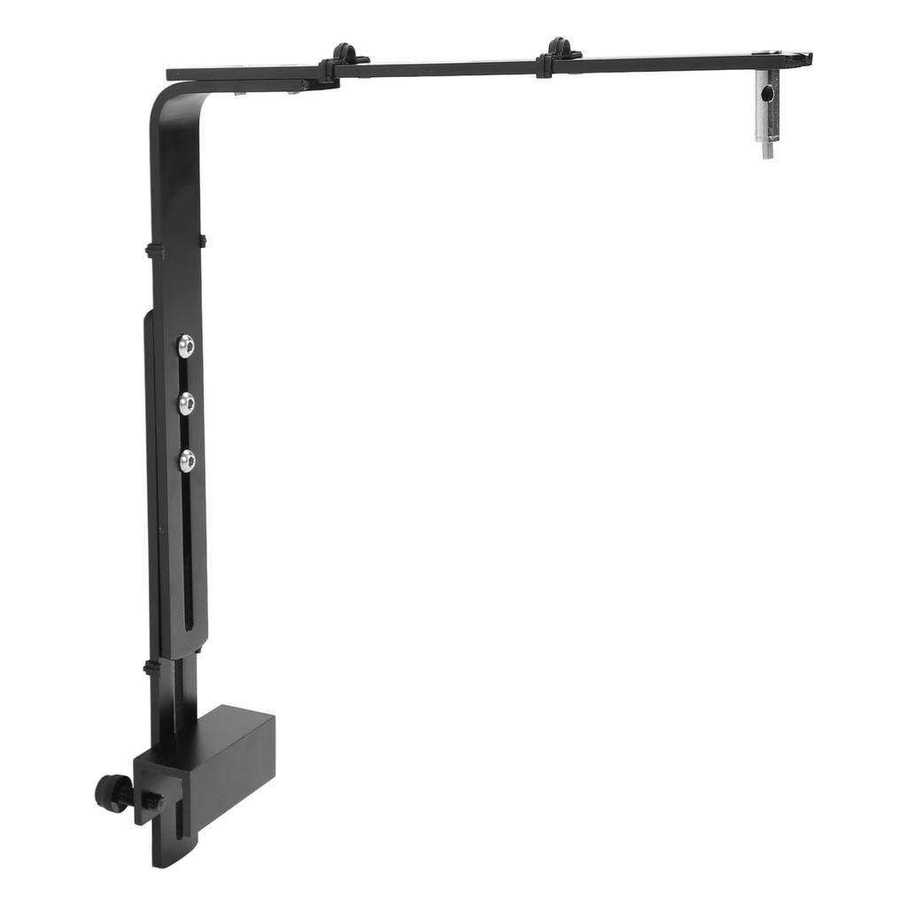 Подставка для светильника аквариума Алюминиевый сплав Регулируемая высота Высокая стабильность Подставка для лампы рептилии для аквариумов Черный