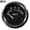 Dragon 52mm Pointer Auto Motor Car 8-16 Volts Gauge White Light Instrument Voltage Meter Pod