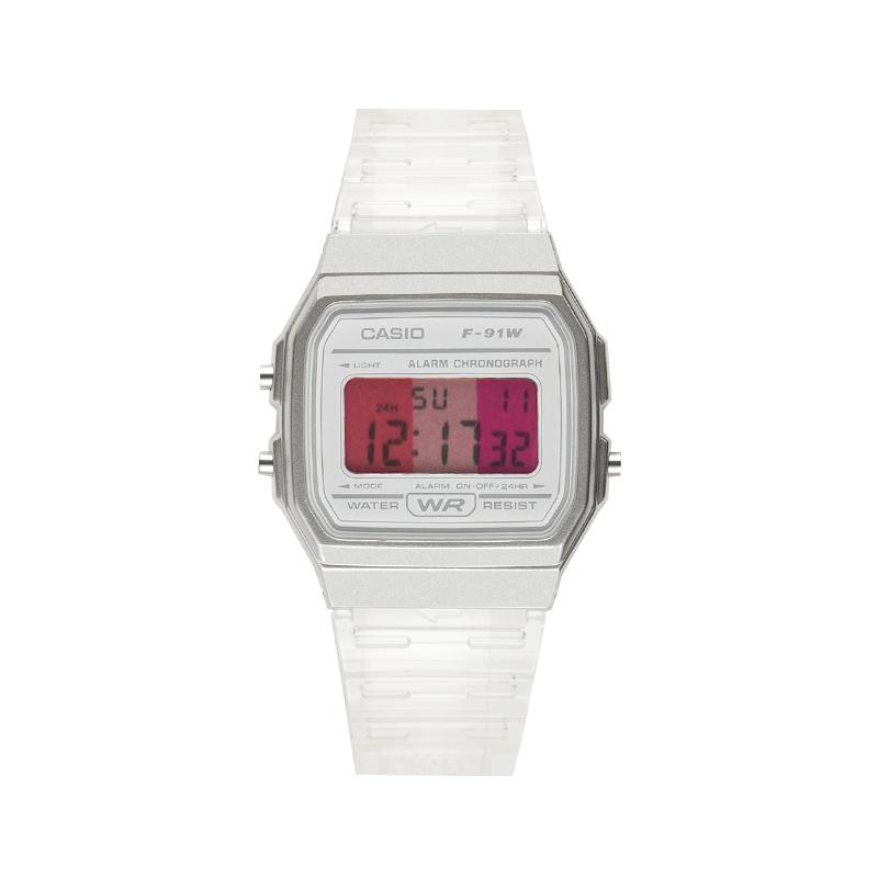 Casio Индивидуальные часы модифицированная серия радужные пузыри Кварцевый ремешок из смолы тот же стиль для мужчин и женщин белый CaiHongPaoPaoBaiSeBiaoPan(MiTaoTianXin)