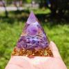 Useful Portable Durable Special Flase Crystal Sphere Pyramid Energy Orgone Stone Ornament Faux Crystal Decoration