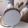 1 шт. Силиконовый кухонный экран от брызг с ручкой, термостойкий, защита от брызг масла, крышка для слива, крышка для кухонной сковороды