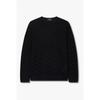 Emporio Armani Men Wool Silk Blend Patterned Black Pullover A515328033