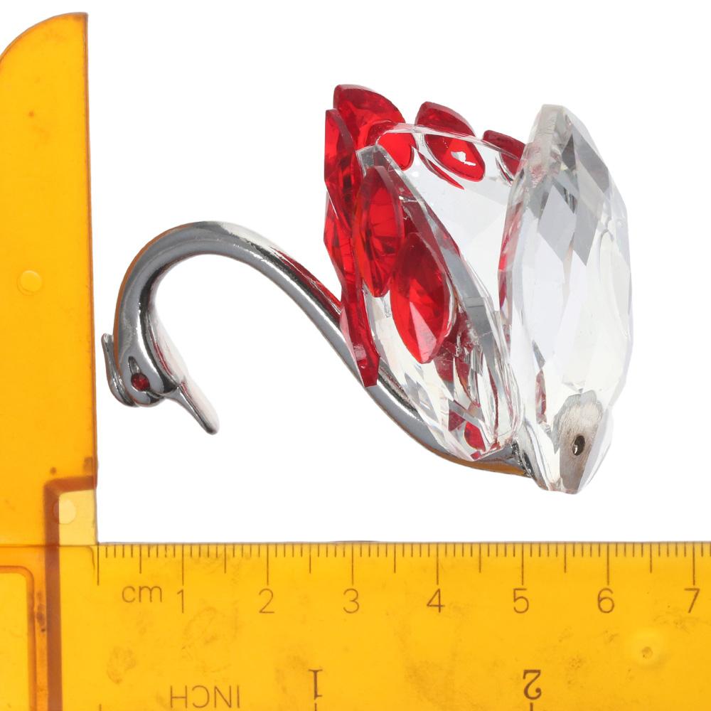 Crystal Crystal Swan Ornament Swan Beautiful Glass Ornaments Fashion Swan Ornament Home