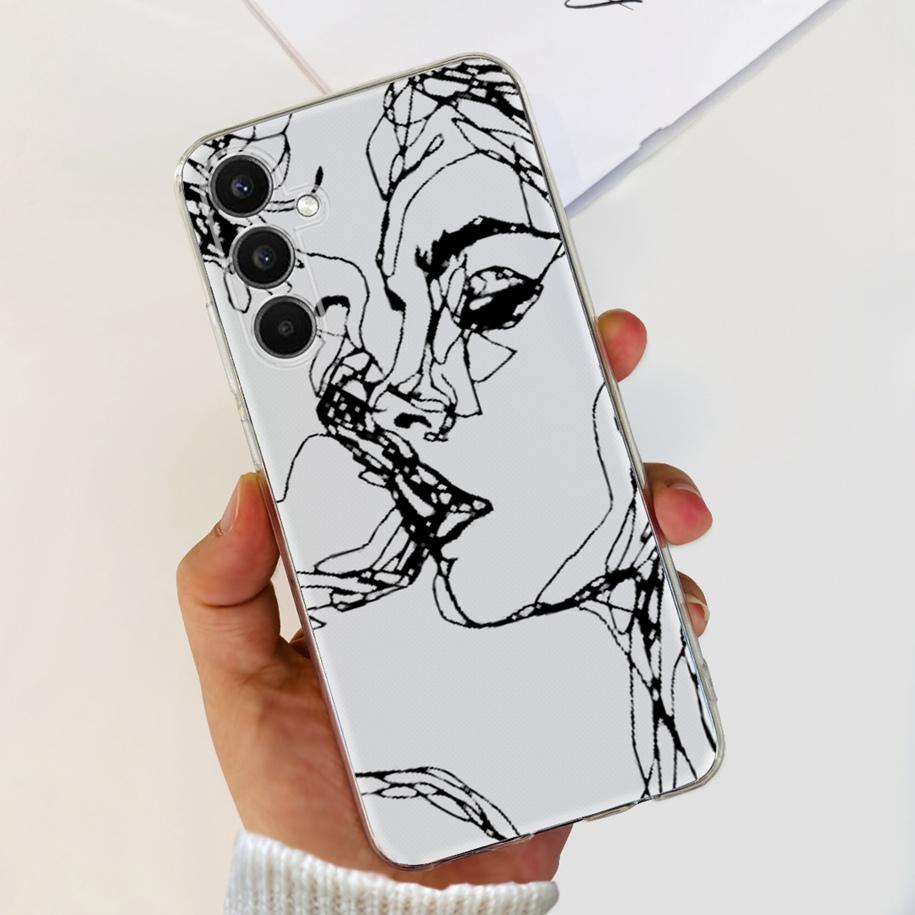 Silicone Case For Samsung Galaxy A14 A34 A54 5G Cover New Fashion Slim Soft Bumper For Samsung A34 5G SM-A346B A 34 Phone Fundas