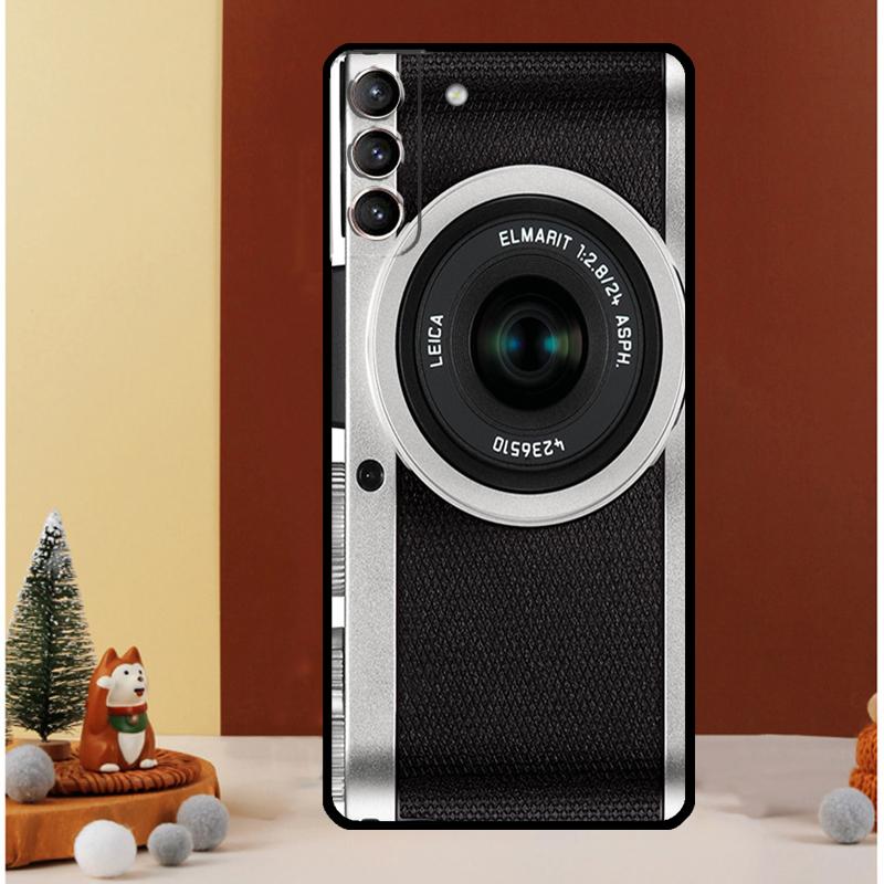 Ретро Чехол для Фотокамеры для Samsung Galaxy S24 Ultra S23 S22 S21 S20 FE Note 20 S8 S9 S10 Note 10 Plus