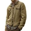 Fall/winter Men's Long-sleeved Lapel Single-breasted Knit Sweater Slim-fit Cardigan Sweater Coat