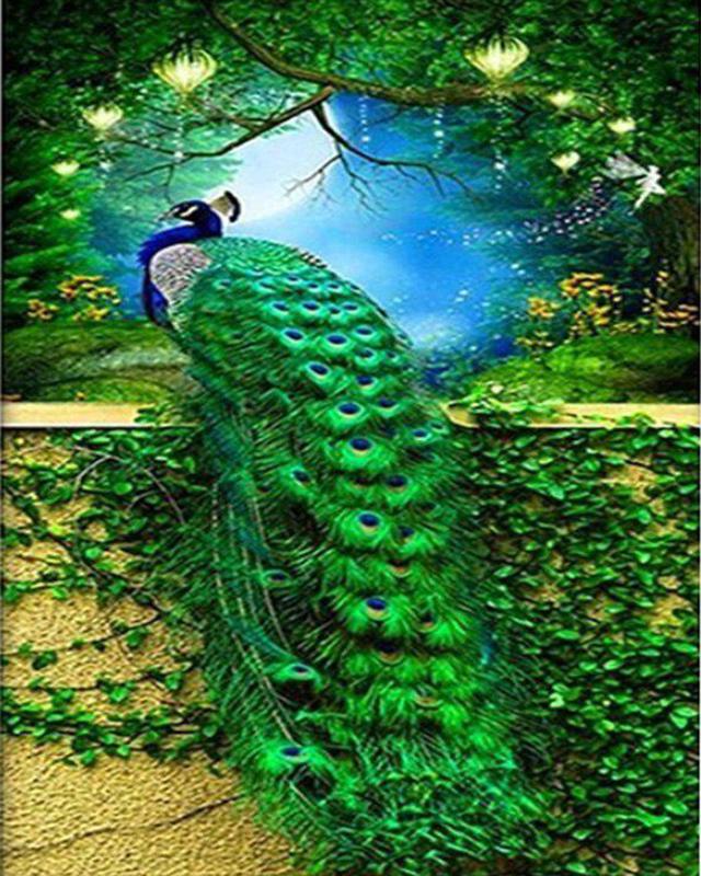 5D алмазная живопись Павлин Новое поступление Алмазная вышивка крестиком животное полная квадратная круглая дрель мозаика подарок ручной работы