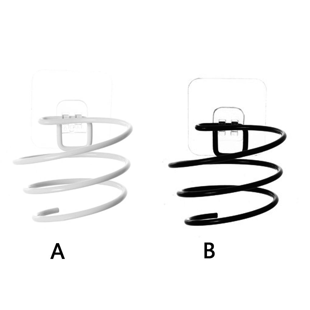 Настенный электрический держатель для фена для туалета, ванной комнаты, полка для хранения фена, отверстие для полки бесплатно