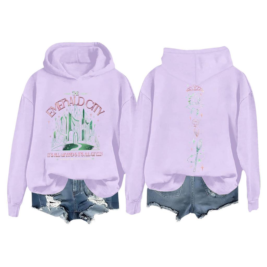 Женская повседневная толстовка с длинным рукавом и принтом Bad Witch