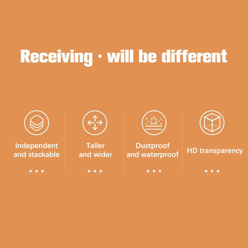 Складная акриловая таинственная коробка для хранения витрина рамка одинарная прозрачная кукольная коробка