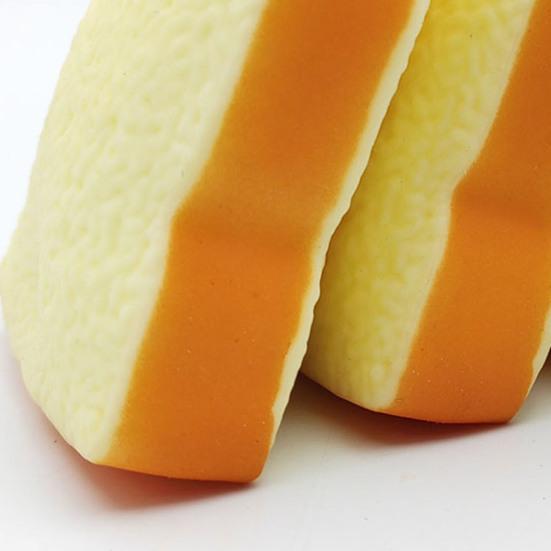 Bread Squeezing Toys 1/2Pcs Simulated Toast Stress Relief Toy Sliced Squeeze Sensory Relaxation Toy Soft Stretchy Fake Food Fidget for Kids