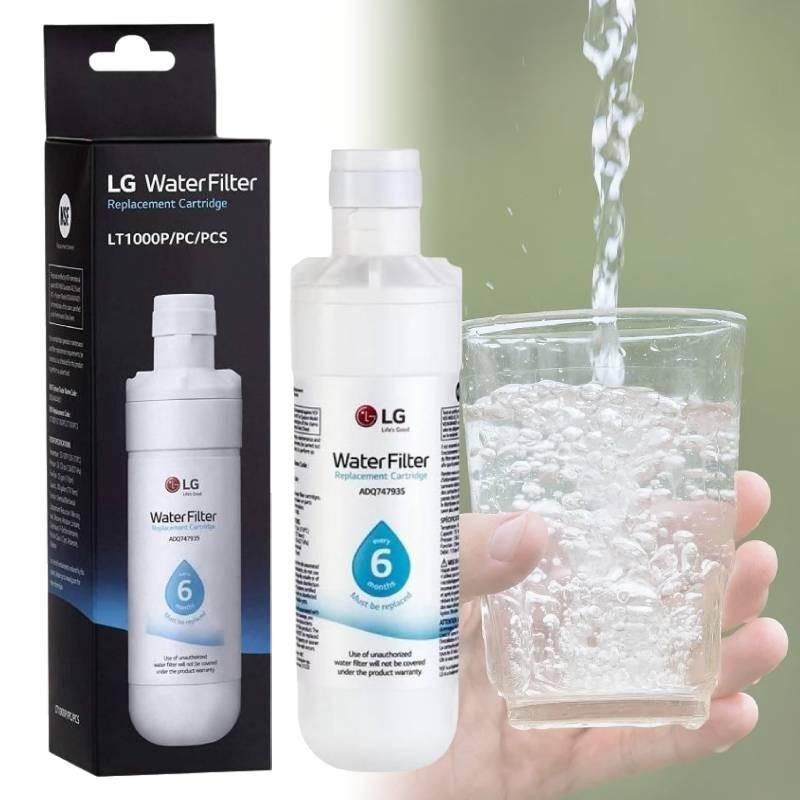 Lt1000p Водяной фильтр для холодильника Высокая емкость 200 галлонов Белый очиститель