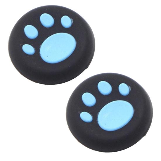 2 шт. Мультяшные силиконовые накладки на стики, кошачий большой палец для PS3 PS4 Xbox One/360