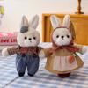 Милый Пушистый Брелок-Зайчик Семья Кроликов Плюшевый Брелок-Заяц Парный Кулон