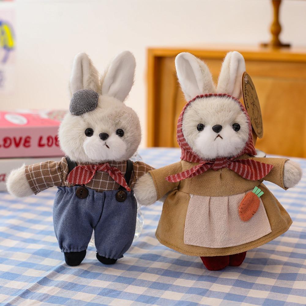 Милый Пушистый Брелок-Зайчик Семья Кроликов Плюшевый Брелок-Заяц Парный Кулон