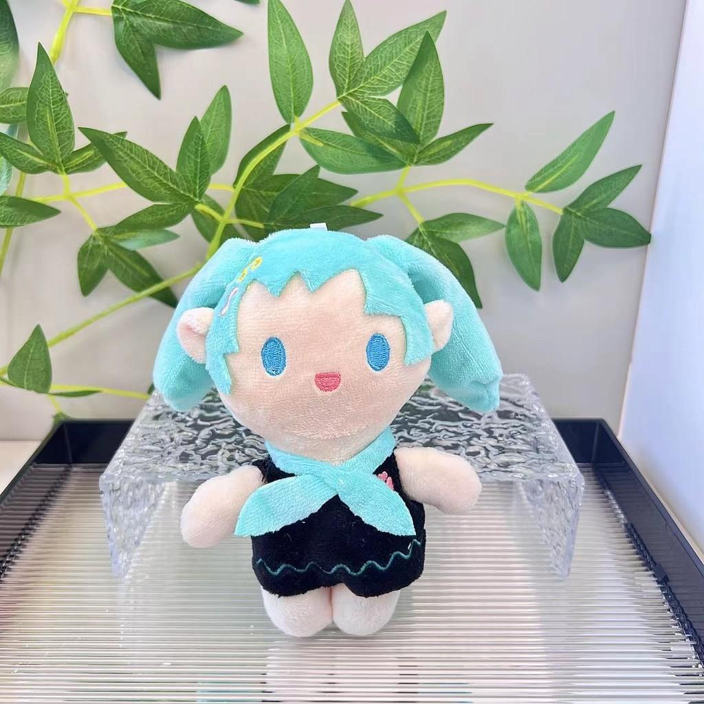 Веселая Мику Хатсунэ Плюшевая Кукла Брелок Милая Фигурка Персонажа с Премиальным Наполнителем Мягкая